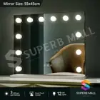 Makeup Mirror Vanity Hollywood Style W/ 12 LED Light Sensor Touch Control Mirror