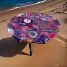 30" Pink Agate Stone Sofa Center Coffee Table Handmade Luxury Gemstone Decors