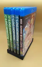 Blu-Ray Case Storage Tray in 5, 10, or 15 Slots, 3D Printed
