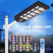 2000W Solar Security Lights Outdoor LED PIR Motion Sensor Flood Garden Light RGB