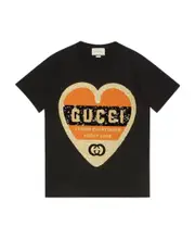 Love-print sequinned T-shirt XXS,S,XS black