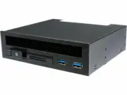 iStarUSA T-5K25TU-SA 5.25in to Slim ODD/2.5in SATA Trayless USB3.0 Rack
