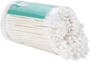 180PCS Cotton swabs Made of Natural Puree Paper are Suitable for Cleaning Ears, noses, etc, Makeup and Remover.