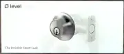 New Level Lock - Invisible Smart Lock Bluetooth (Matte Black)