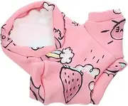 HOUDERCO Dog Clothes Dress Puppies Mini Clothes Dog Chews Small Cute Clothes Dog Clothing Nip Wire Feeder Indoor Pets Polyester