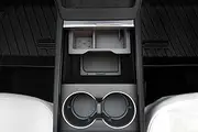 JOWUA Center Console Set Compatible for Tesla Reengineered Model 3 Highland 2024+ Include Light Transmission Center Console Organizer, 2PCS Cup Coater, Premium Silicone Cable Organizer Mat