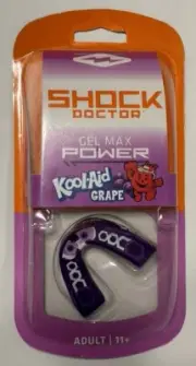 NEW. Shock Doctor Gel Max Power Flavor Fusion Mouthguard Youth Adult Kool-Aid