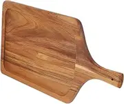 VINTORKY Rectangular Wooden Serving Plate Multi-Functional Steak Pizza Tray Charcuterie Board Restaurant Smooth Surface