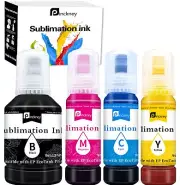Pinckney Sublimation Ink Refill for EcoTank Printer ET-2400 ET-2720 ET-2760 E...