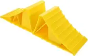 Mipcase Car Wheel Balance Block Heavy Duty Tire Stoppers Non Slip Wheel Chocks Flat Stoppers for Cars Trucks Rv Trailer Parking