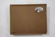 ZEP PRO Louisiana State Tigers LSU Crazy Horse Leather bifold Wallet