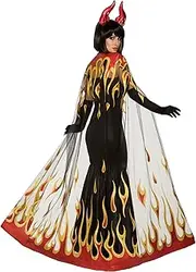 Devil Fire Cape For Adults