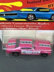 1993 Hot Wheels Vintage Collection Button PINK MONGOOSE Tom McEween FREE SHIPPIN