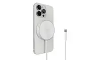 AlignPro 15W MagSafe (MFI) Wireless Charging Pad with White 1.2M cable