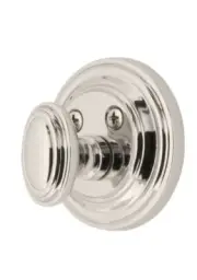 Grandeur Georgetown Polished Nickel Thumb Bolt with Rosette