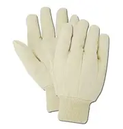 MAGID MultiMaster T86 Clute Pattern Canvas Gloves, 12 Pairs, Size Men's (Fits La