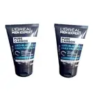 2 ×Loreal Men Expert Pure Carbon Anti - Blackkhead Daily Face Scrub
