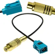 Cinch Fakra Adapter Rca Video Camera for Porsche Radio Satnav Pcm 2.1 3.0