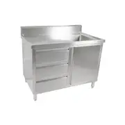 Modular Systems Cabinet With Right Sink SC-6-1200R-H - SC-6-1200R-H