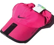 NEW! NIKE Youth Unisex Featherlight DRI-FIT Cap/Hat-Deep Pink/Black 209449-616