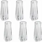 Cutelec Pull Cord Tassel 6pcs Clear Plastic for Blinds Pull Cords, Roman Shades Curtain Crafts