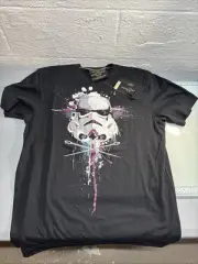 NWT Marc Ecko Star Wars T-Shirt Mens Large Cut & Sew Y2K Graffiti Storm Trooper