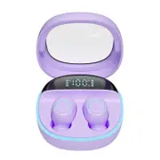Wireless In Ear Tws Earphone For Hifi Music And Gaming Purple Earbuds