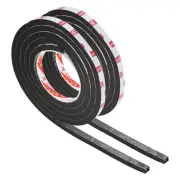 3/8"W x 5/16"T x 6.6Ft EVA Double Sided Foam Tape, 2Rolls, Black