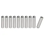 8x35mm Dowel Pins, 10pcs Round Head Flat Chamfered End Dowel Pin