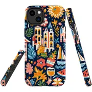 For iPhone 14 Plus Tough Protective Cover, Summer Fun