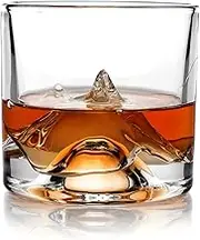 K2 Crystal Whiskey Glasses, 8.7 x 8.7 x 8.2 cm (Set of 2)