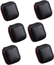 6pcs Data Cable Storage Bags Portable Earphone Charger Organizer for Power Banks Accessories Keep Cords Tangle Organized