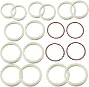 Lotatheta Bike Cycling Suspension Sponge Ring Oil Sealed Foam 2 pcs of Each 30/32/34/35/36/38/40 mm Shock Absorbing+ 2 pcs of Each 30/32 mm Travel O-Rings Stroke Circle for Bicycle Front Fork