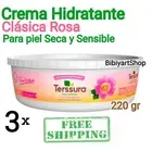3x Terssura Crema Clasica Con Aceite De Rosa Mosqueta Hidratante Piel Sensible