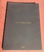 2011 "Haute Horlogerie" Dior VIII (WATCH) Look Book - 126 Pgs - 11.6" x 8.25"
