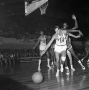 Boston Celtics Basketball Photo 1961 Warriors Vs. Celtics