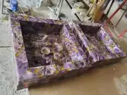 Amethyst Stone Wash Basin Sink, Agate Quartz Pair of Sink, Bathroom Accessories