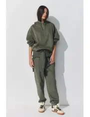 [Decjuba] D-Luxe Essential Hoodie in Thyme Green
