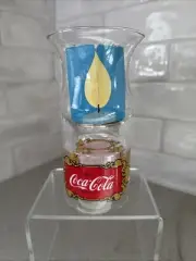 Vintage 1978 Coca-Cola/Coke ~ Hurricane Floating Candle Holder/Glass ~ 6.5" Tall