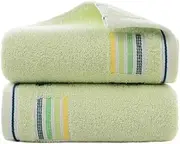 JSEIAJB Hygroscopic Hands Clean Hair Shower with Superfiber Towel Bathroom Adult Family Hotel(White-Cow candy8)