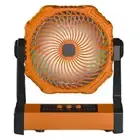 Camping Fan with LED Lantern 10000mAh Rechargeable Battery Operated Outdoor Fan