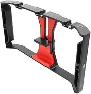 ARTIBETTER Multifunction Phone Holder Stand Led Light Hand-held Phone Stabilizer Smartphone Cage for Vlogging