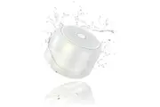 Portable Bluetooth Speaker, 15H Playtime, Waterproof with Loud Stereo Sound (White)