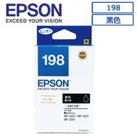 在飛比找PChome24h購物優惠-EPSON 198(C13T198150)原廠高印量型L黑色