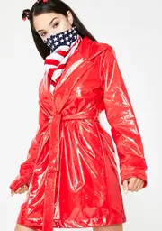 [Assassination Nation x Dolls Kill] Viral Vengeance Trench Coat