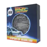 Back to the Future Stopwatch Collectable Metal Medallion