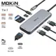 【日本代購】適用於 MacBook Air/Pro、iPad M1/M2、Thunderbolt 筆記型電腦的 MOKiN USB-C 集線器擴充座 - 配備 HDMI 4K、DP、100W PD、SD/TF、RJ45