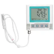 Temperature And Humidity Data Logger External USB Recorder LCD Display DC 5V