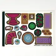 LEGO STICKER SHEET 43177 Belle's Storybook Adventures Beauty And The Beast