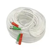 100ft (30m) Premium 4K/8K RG59/Power Cables for Lorex /Swann /Night Owl BNC DVR